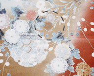 菊の花 柄落ち修正前